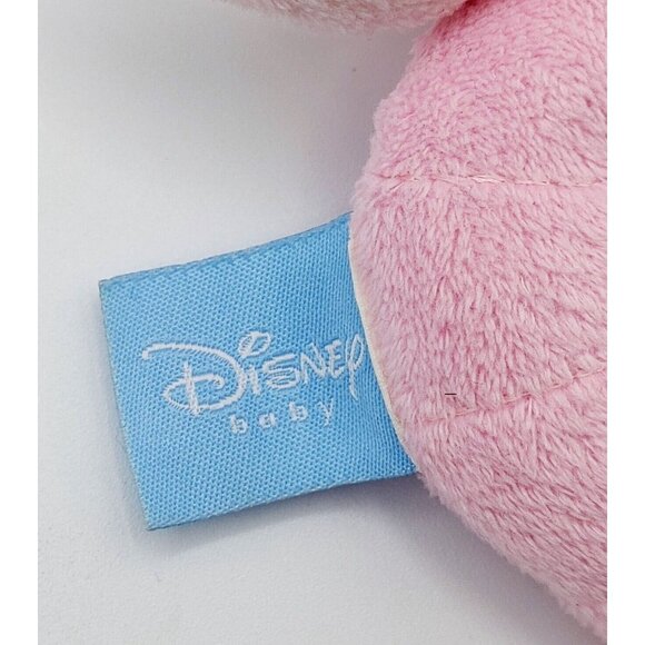 Lot of 3 Pink Plush Baby Rattles Piglet - Picture 4 of 5